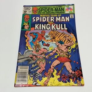 Marvel Team-up #112 Spider-man and King Kull Bronze Age 1981